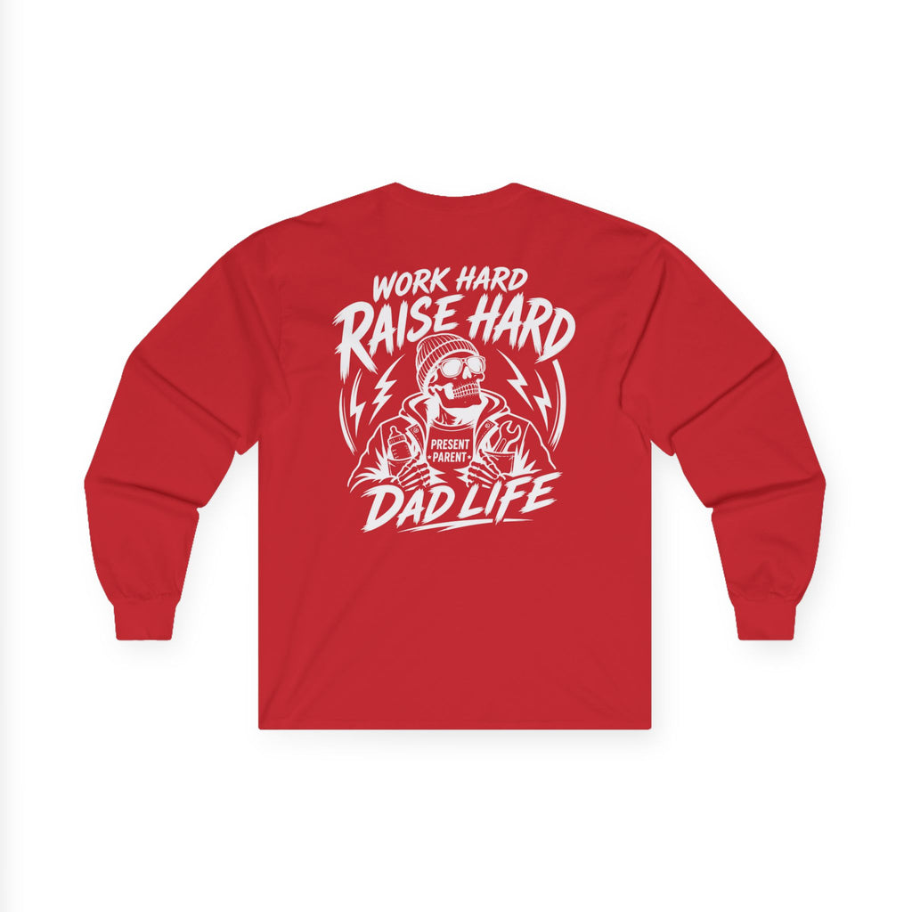 Mens Back Graphic Long Sleeve Tee Shirt | Perfect Gift Idea For Dads Fathers Day Present