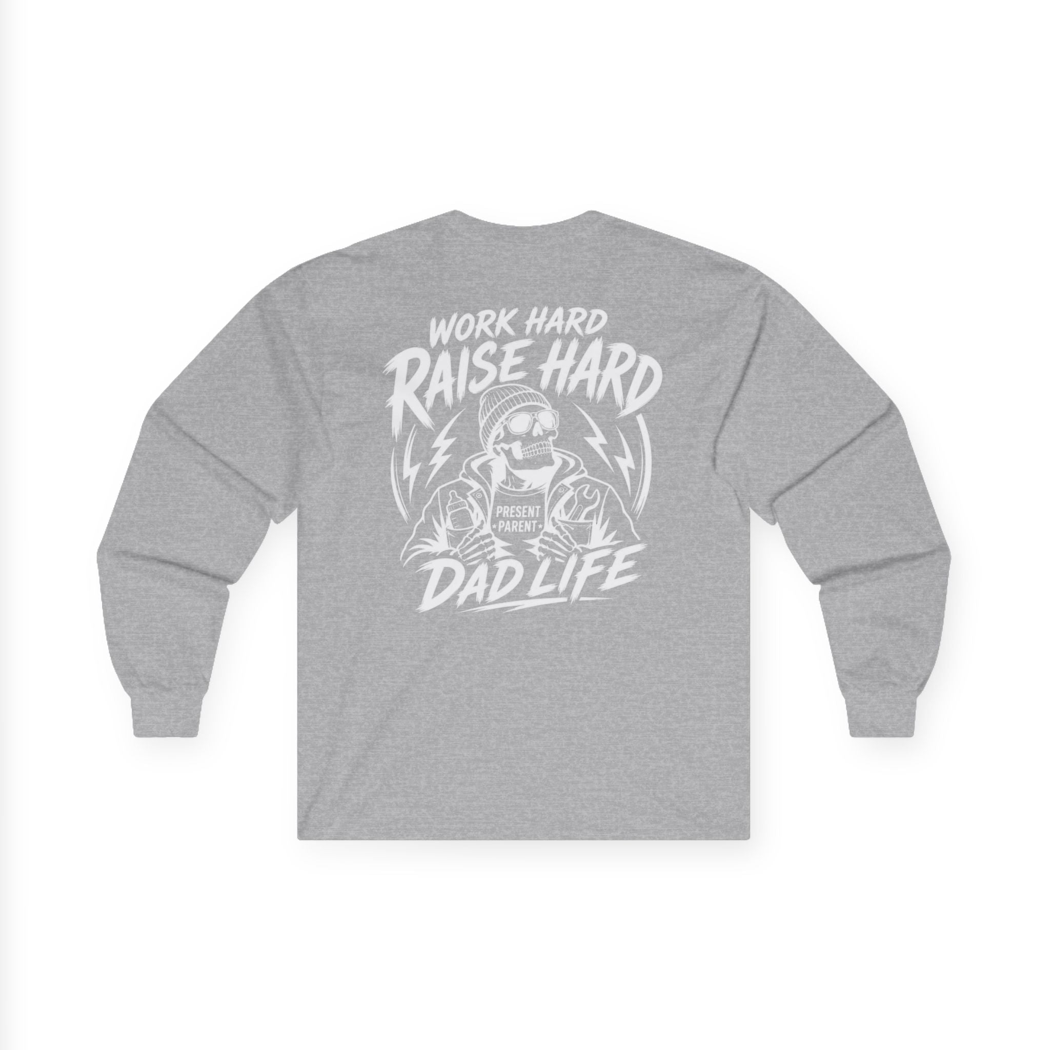Mens Back Graphic Long Sleeve Tee Shirt | Perfect Gift Idea For Dads Fathers Day Present