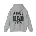 Bonus Dad Era hoodie mockup for meaningful blended family dad gifts.