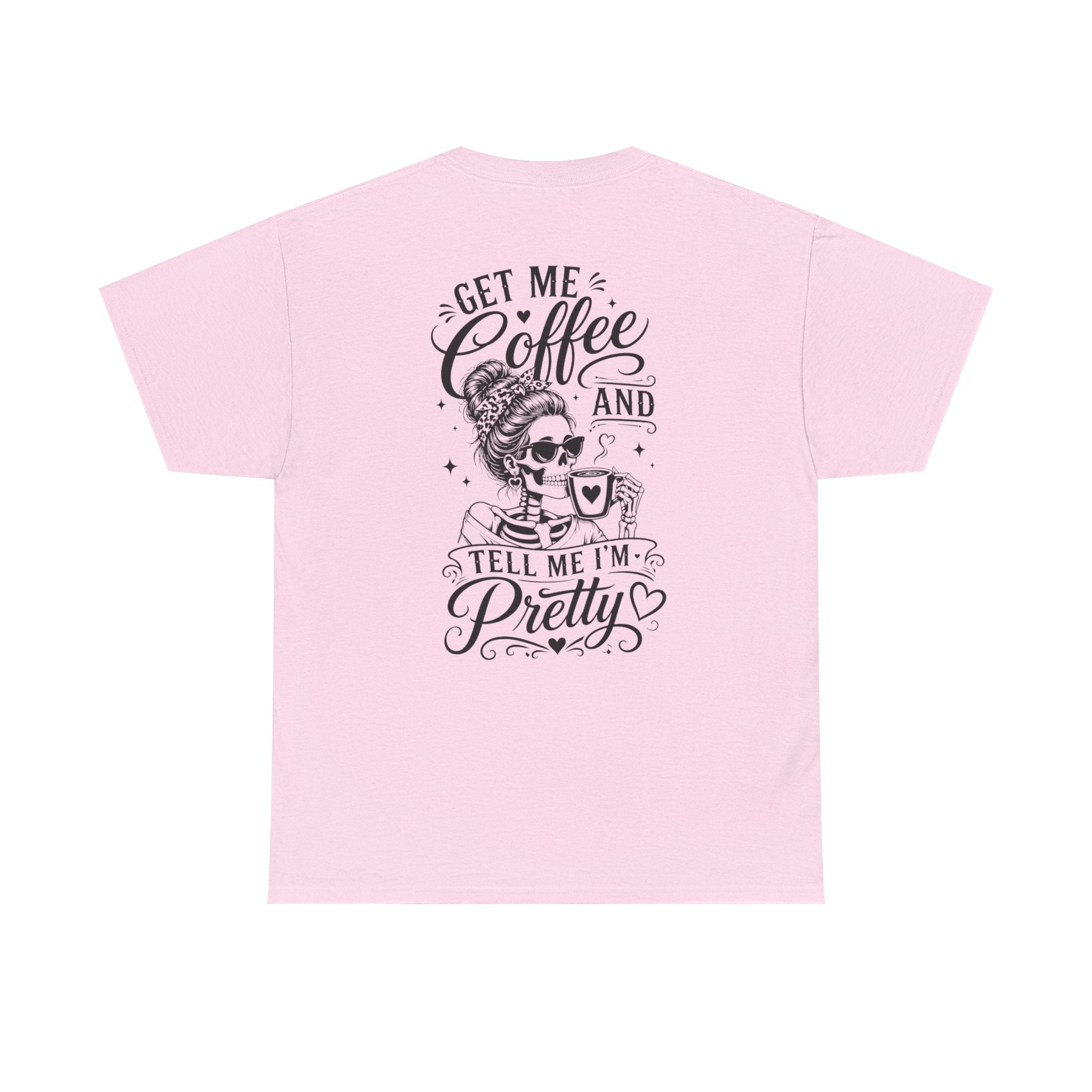 Women’s coffee shirt product view for Mother’s Day, birthday, and everyday gift shoppers.