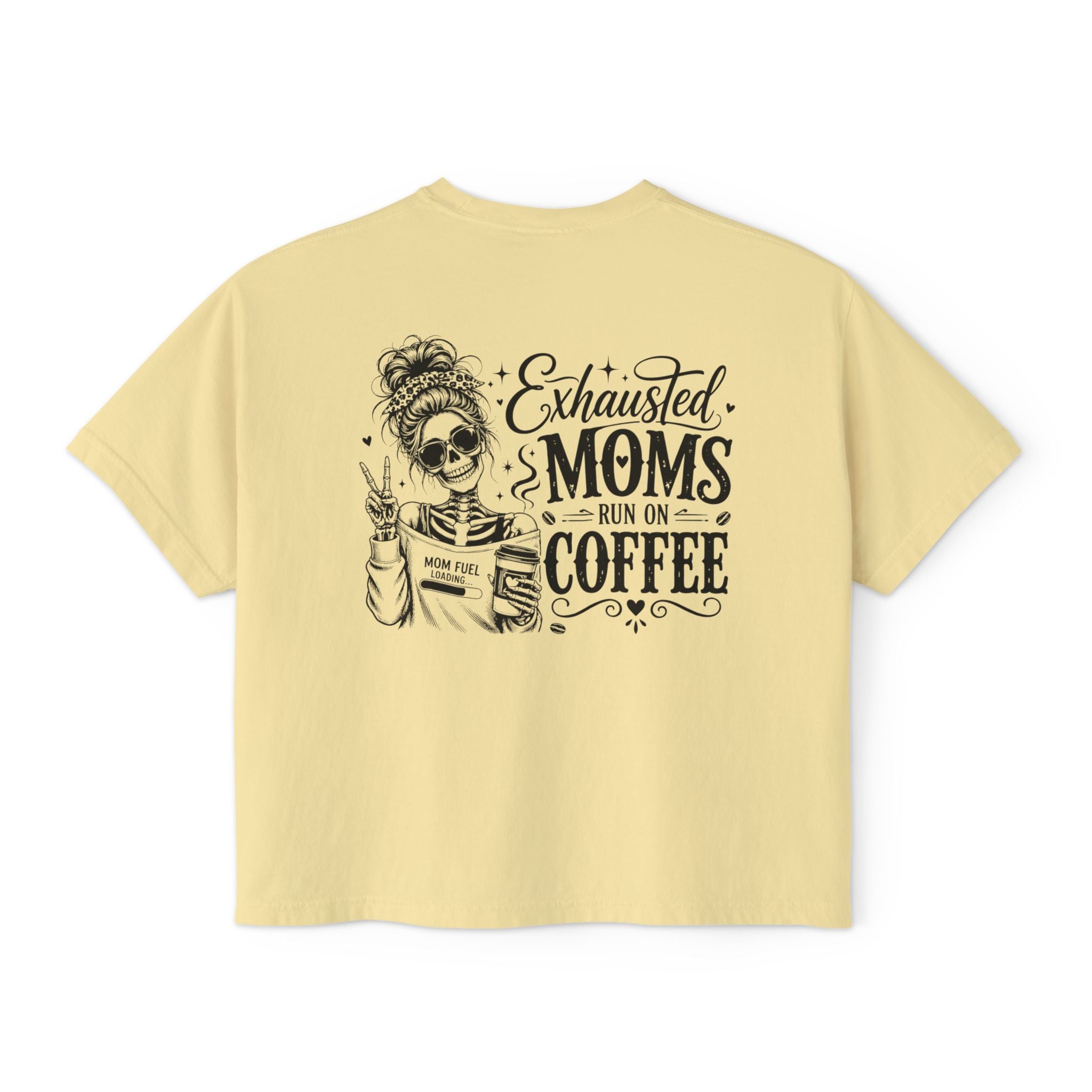 Tired mom coffee shirt product image for casual mom life and everyday wear.