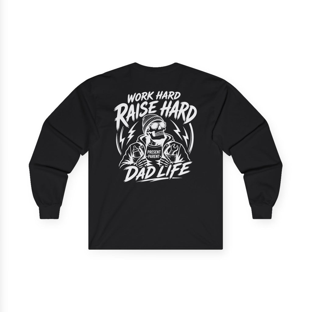 Mens Back Graphic Long Sleeve Tee Shirt | Perfect Gift Idea For Dads Fathers Day Present