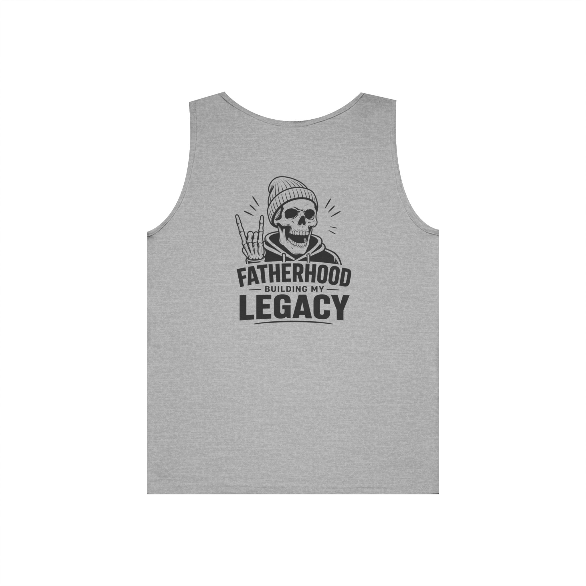 Meaningful dad gift tank top product image featuring Fatherhood Legacy design.