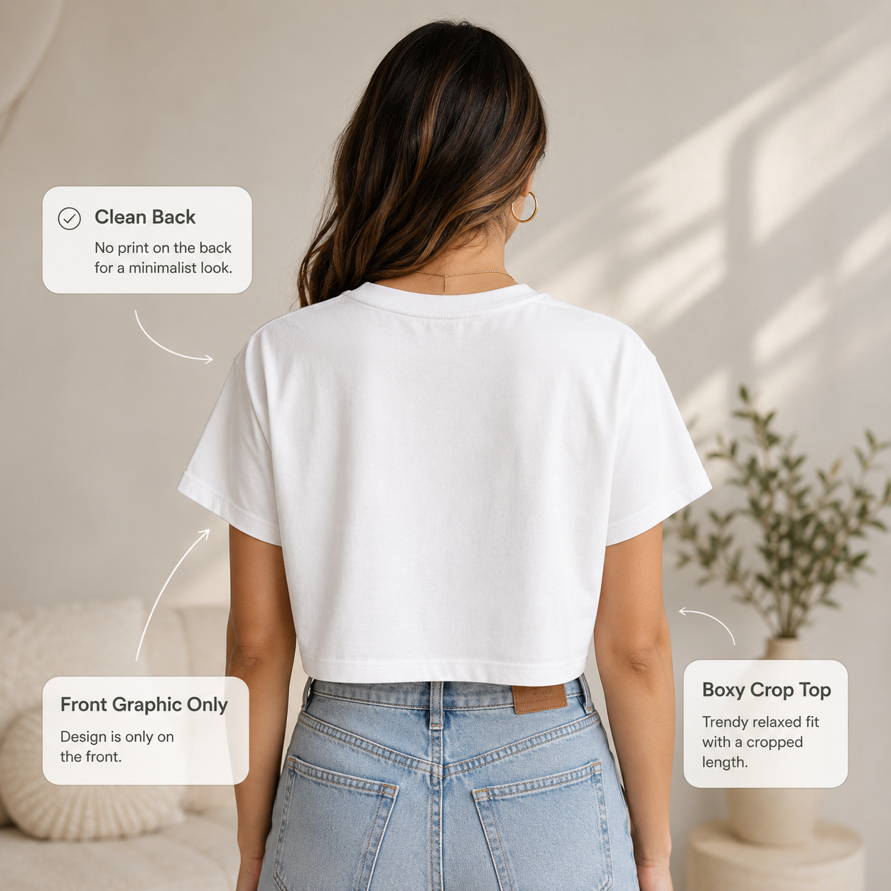 Raise Em Wild crop tee product image for baby shower and postpartum gift ideas.