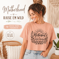 Boho mom crop top product mockup for Mother’s Day and birthday gift shoppers.