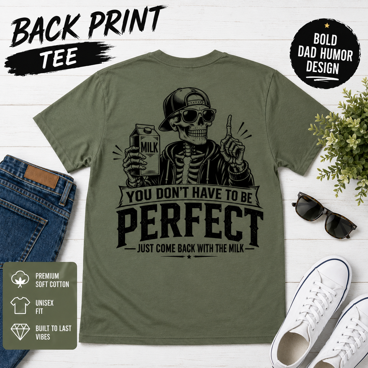 Men’s dad shirt product image for family gift shoppers.
