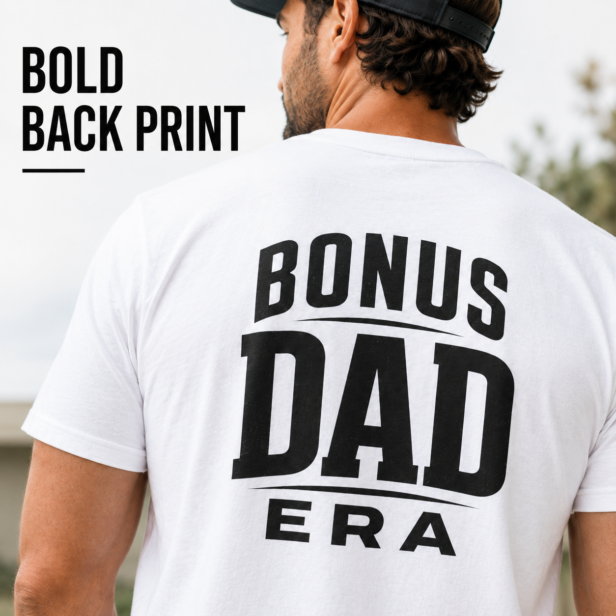 Bonus Dad Era shirt on a classic unisex tee, meaningful stepdad gift for Father’s Day