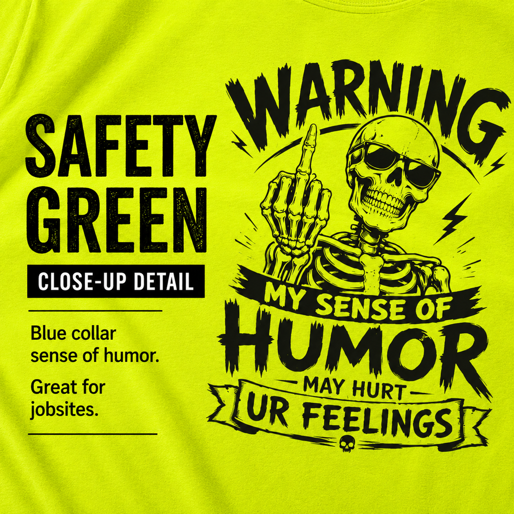 Blue collar dad gift shirt with rough humor design for hardworking men
