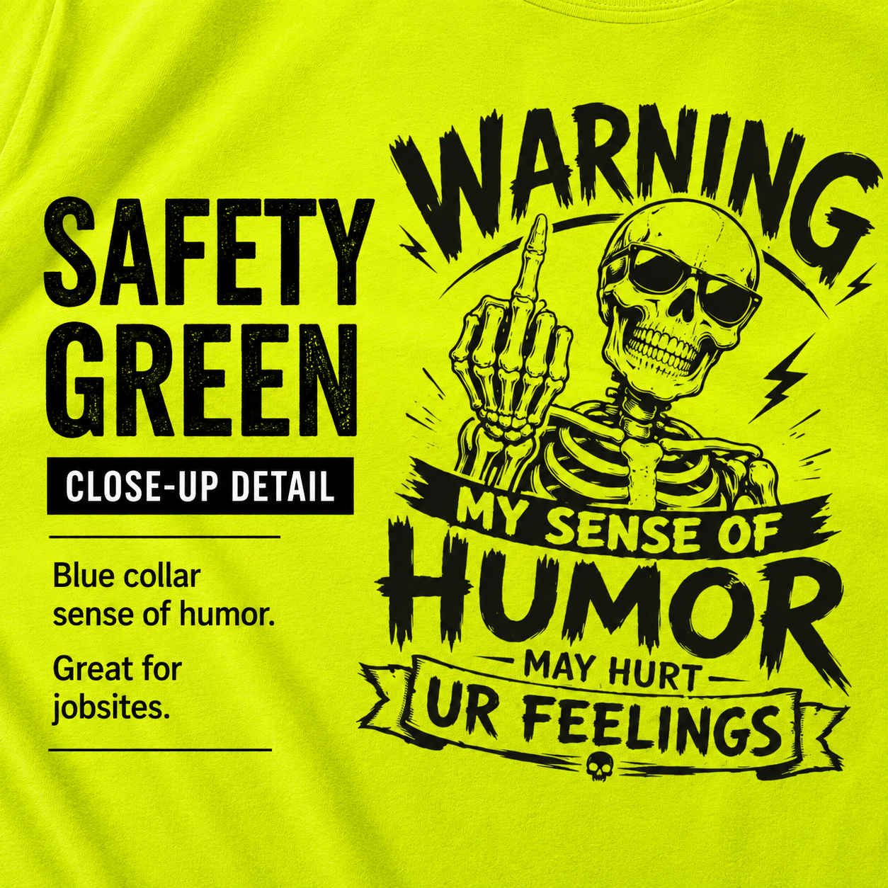 Blue collar dad gift shirt with rough humor design for hardworking men