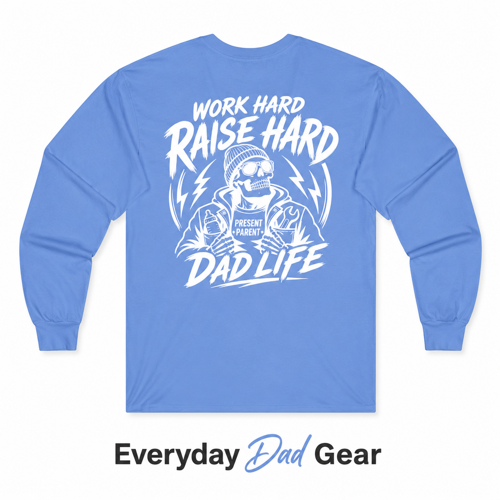 Mens Back Graphic Long Sleeve Tee Shirt | Perfect Gift Idea For Dads Fathers Day Present