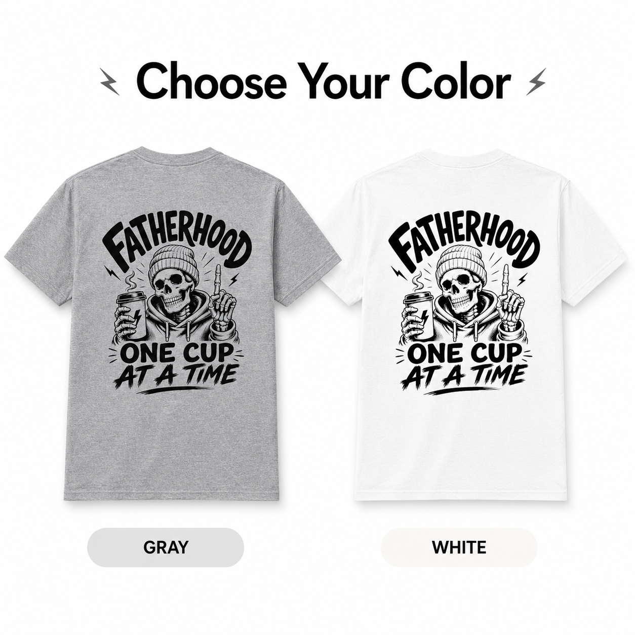 Mens Back Graphic Tee Shirt | Coffee Dad Lifestyle