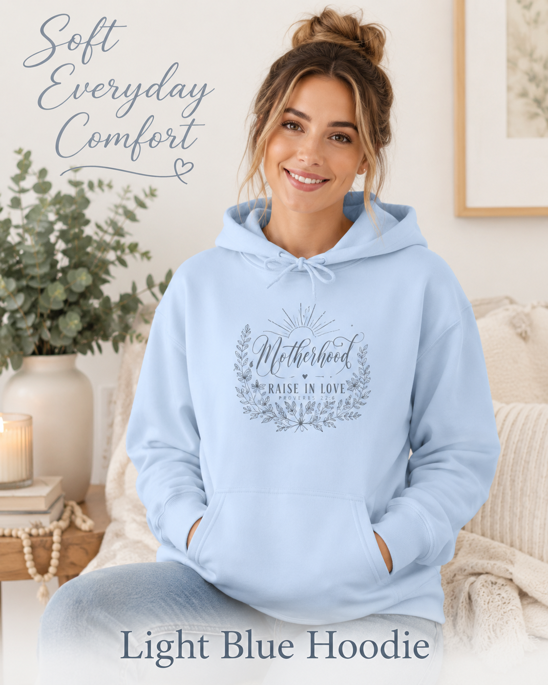 Cozy mom life hoodie for coffee runs school drop off errands and everyday motherhood