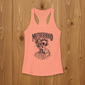 Peach Get Me Coffee tank top product image for coffee moms and caffeine gift shoppers.