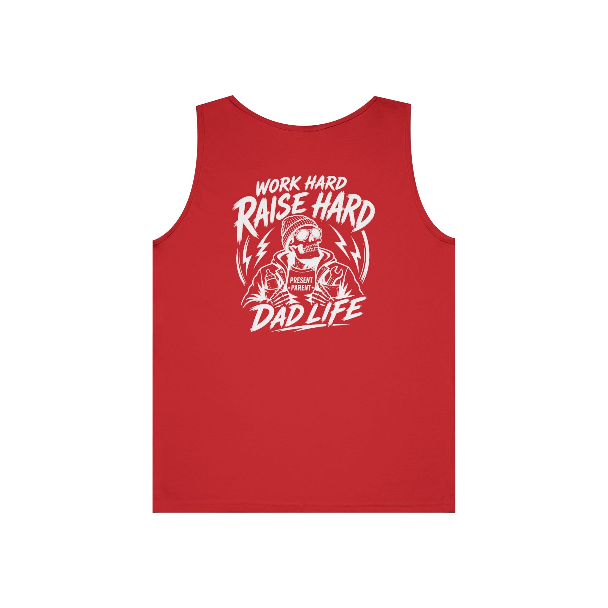 Work Hard Raise Hard Dad Life Tank Top | PresentParent Apparel