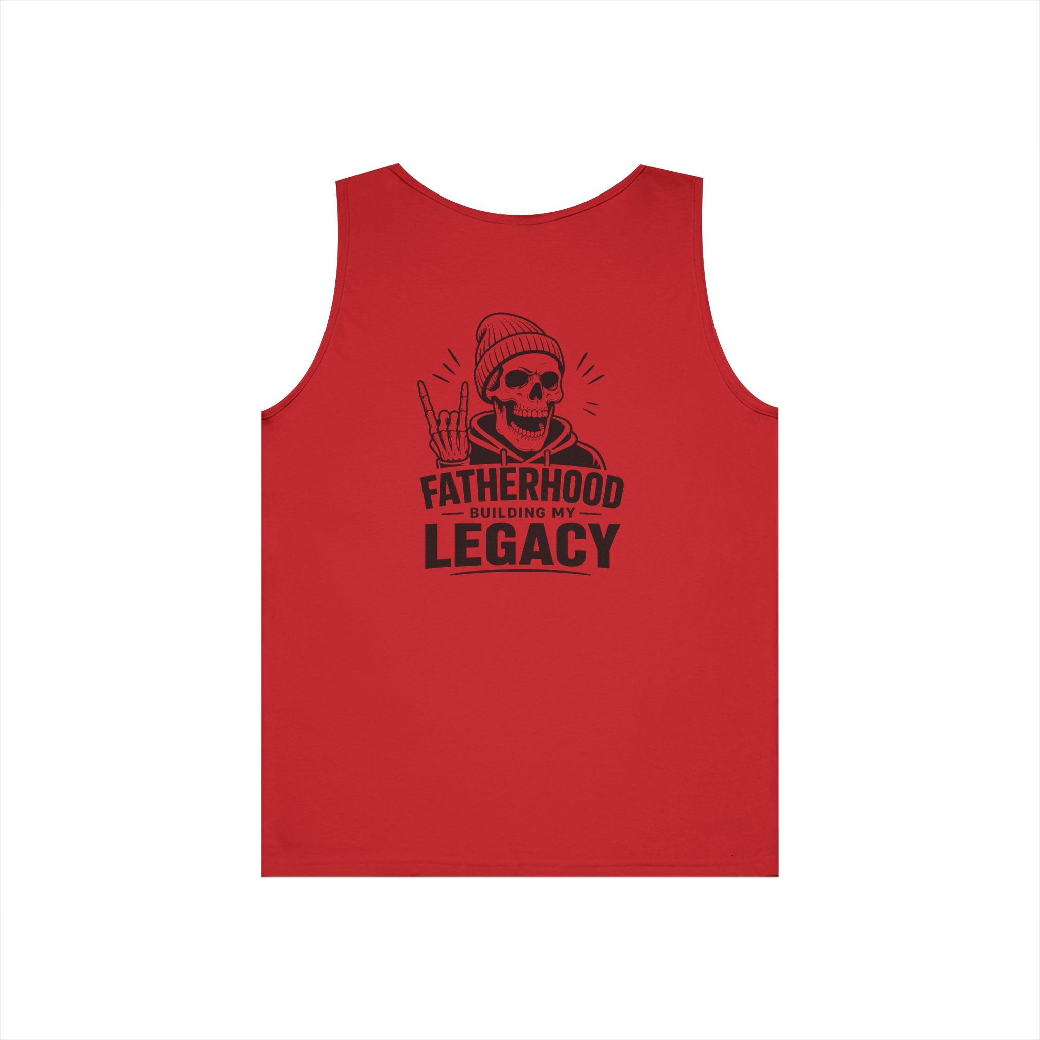 Men’s Fatherhood Legacy tank top shown as a meaningful gift for dads and father figures.