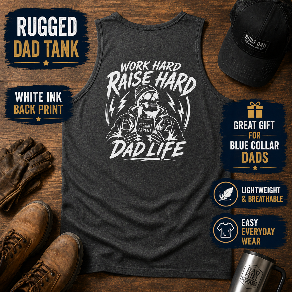 Mens Fatherhood Tee, Gift For Fathers Day, Dad Present Ideas, Fathers Day Tank Top, Cool Gift Idea For Dads, Summer Tank, Dad Life Shirt,
