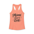 Funny Mom Tank Top, Mommin Aint Easy Shirt, Coffee Lover Mom Shirt, Cute Racerback Tank, Mothers Day Gift for Mom, Busy Mom Outfit