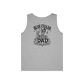 Blue Collar Dad Tank Top, Fathers Day Gift for Dad, Working Dad Shirt, Mens Shirts, Funny Skeleton Dad Tank, Mens Sleeveless Shirt, Dad Gift