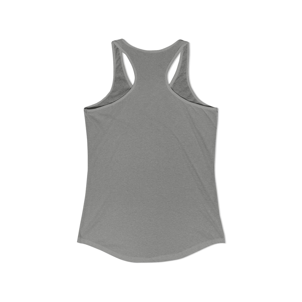 Bonus Mom racerback tank top lifestyle image for casual summer wear.