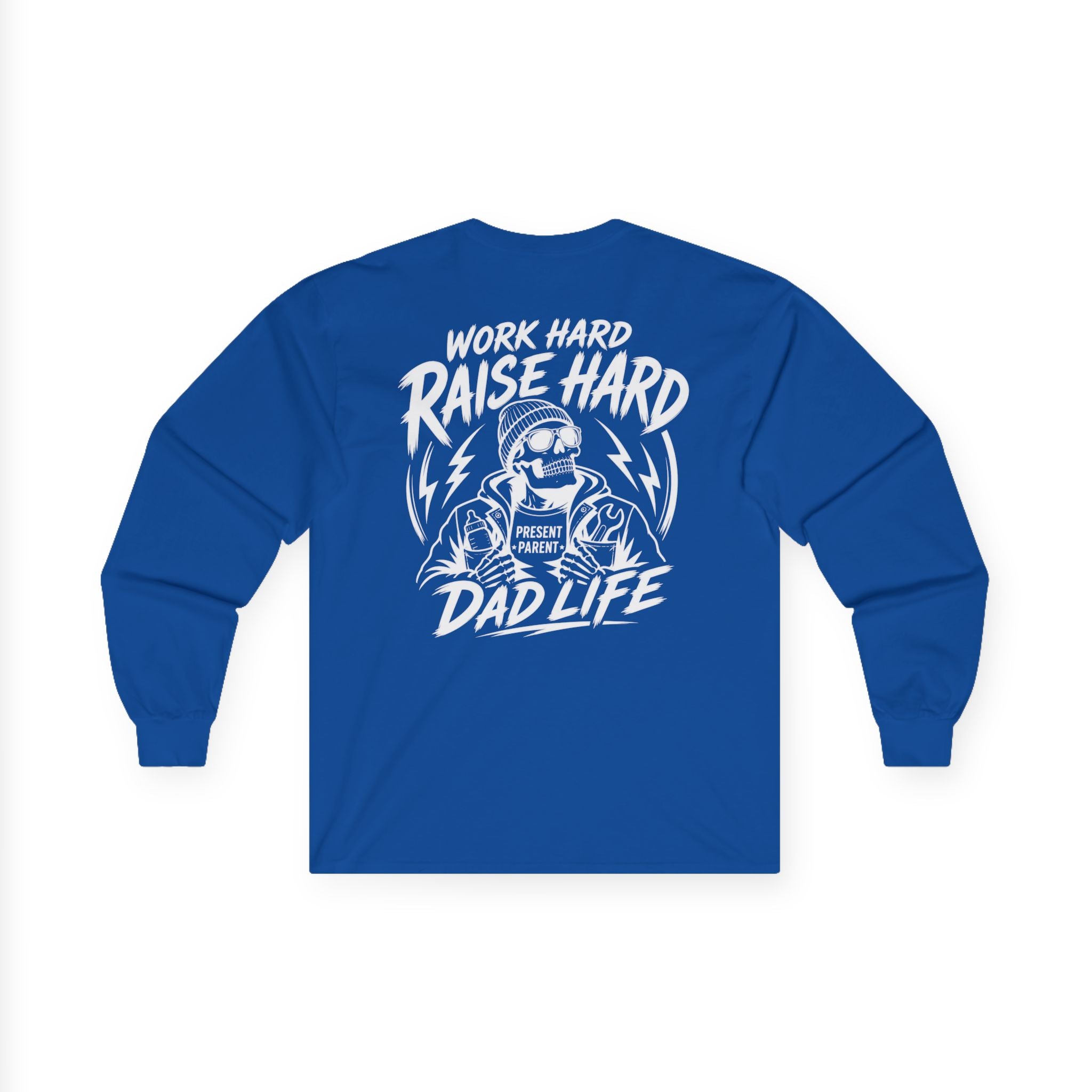 Mens Back Graphic Long Sleeve Tee Shirt | Perfect Gift Idea For Dads Fathers Day Present
